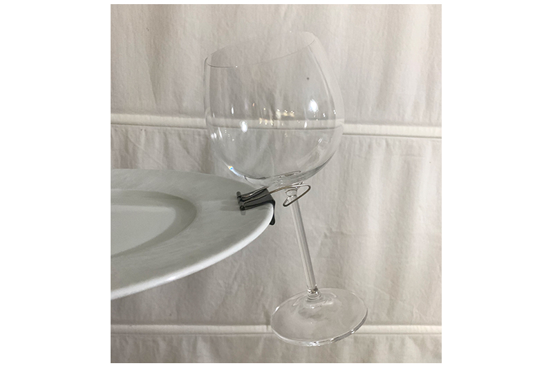 Support to carry plate and cup - Ot Vivet