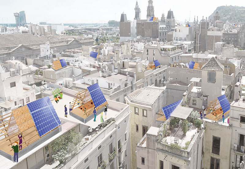 "En un ai: habitar, aparèixer i desaparèixer en les ciutats", by Eva Beser