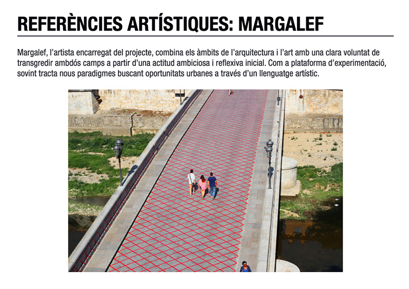 Artistic dynamization of the Poblenou super block of houses