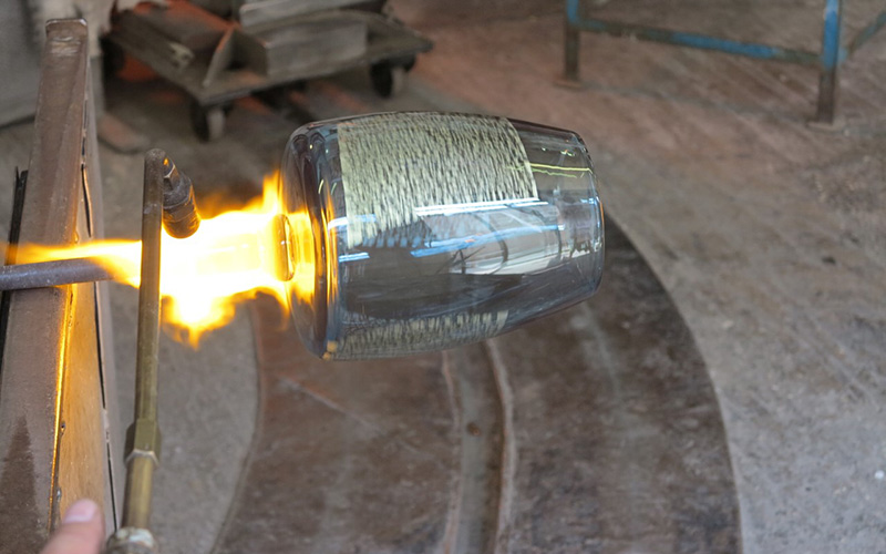 Piece of glass by Laura de Santillana