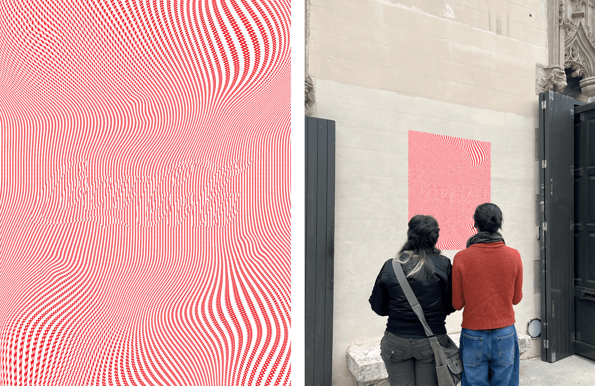 "Más allá de la ilusión óptica", reinterpreted Op-Art, Alex Martin, Àfrica Díez & Inés Abad