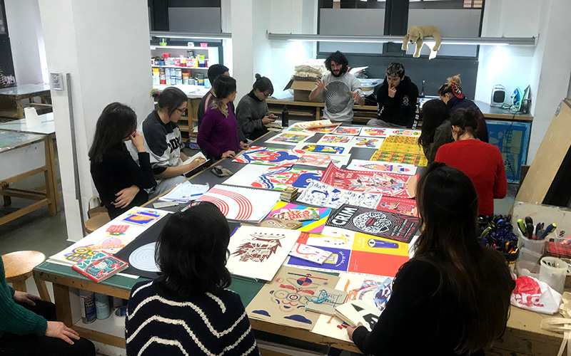 Jan Barceló's Masterclass at the Postgraduate Diploma in Creative Illustration 