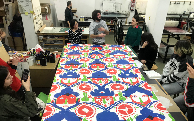 Jan Barceló's Masterclass at the Postgraduate Diploma in Creative Illustration 