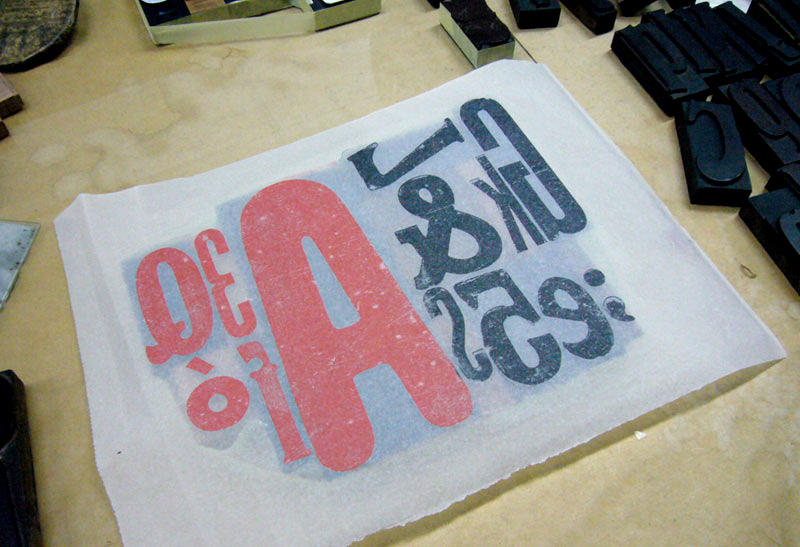 Letterpress Arcangela Regis