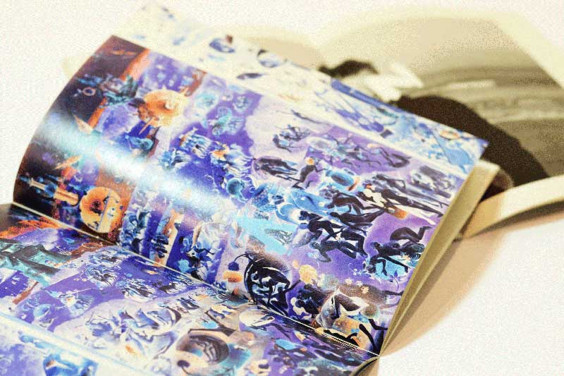 "Tin Roof", an exhibition of student work, in the Print Festival Scotland