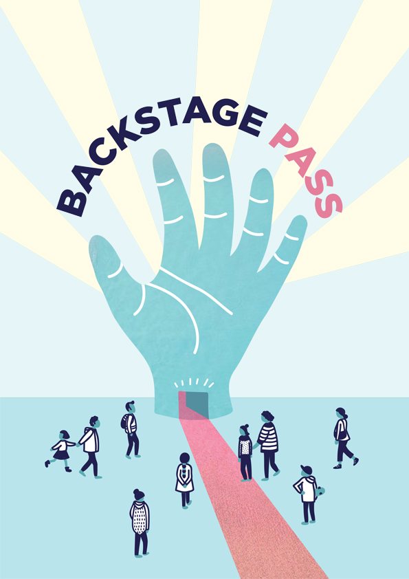"Backstage PASS" exhibition