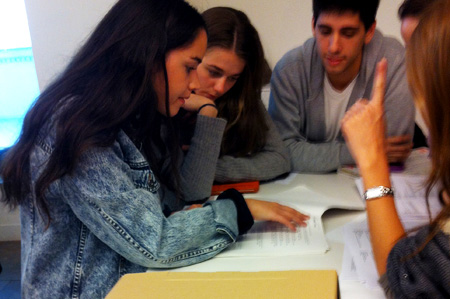 EINA students participating into the Collaborative Project