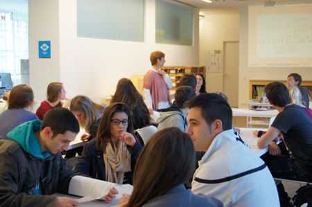 EINA students participating into the Collaborative Project