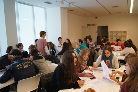 EINA students participating into the Collaborative Project