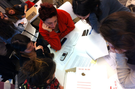 EINA students participating into the Collaborative Project