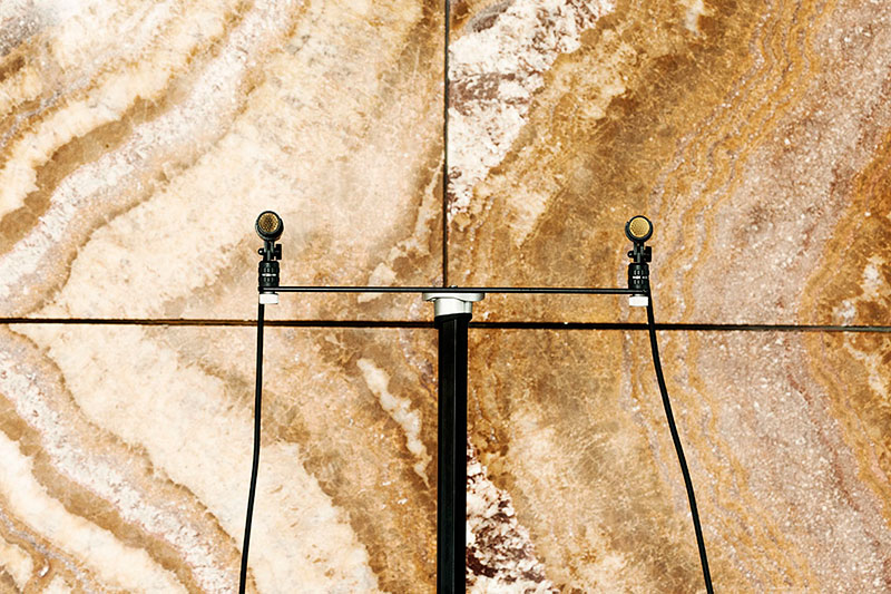 Sound Intervention "transient senses” at Pavelló Mies van der Rohe