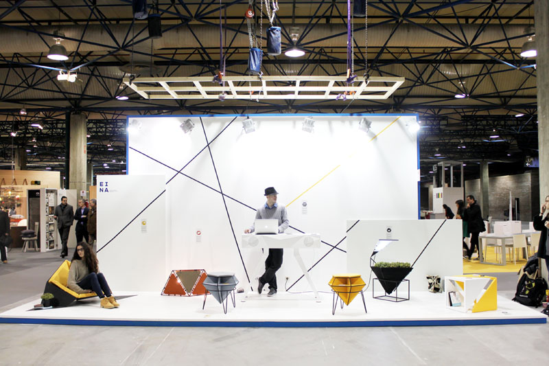 Tttrrreeesss: Estudiants de Disseny de Producte a EINA presenten a NUDE2015 la seva pròpia marca de mobiliari