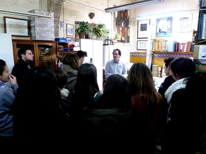 Graphic Creation Workshop visits Tinta Invisible