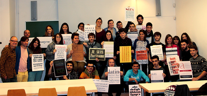 Creació tipogràfica amb Andreu Balius a EINA