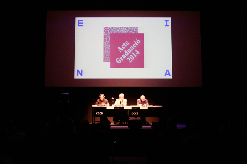 Acte de Graduació de la promoció 2014 de Grau de Disseny a EINA