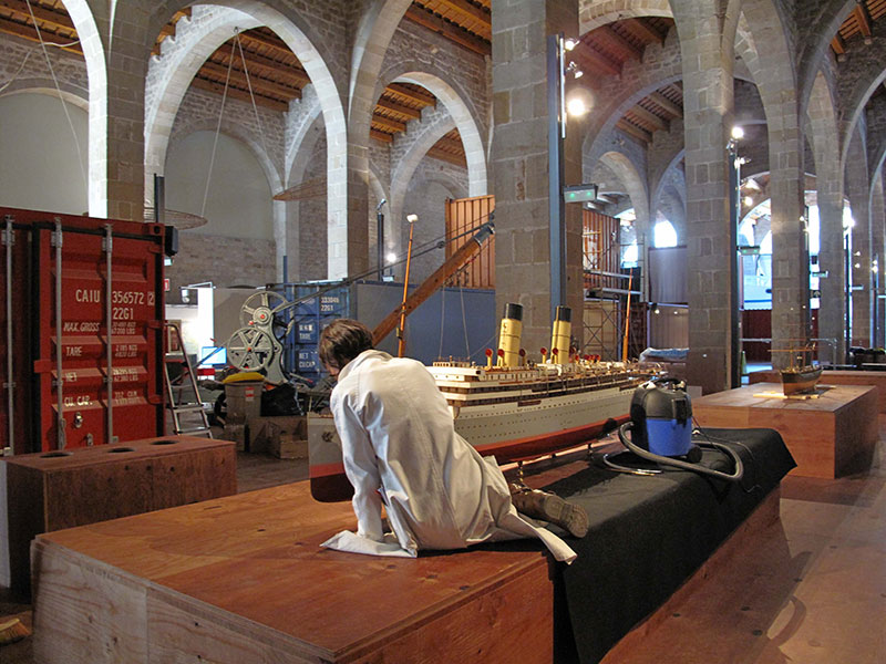 Scenography at the Museu Marítim in Barcelona