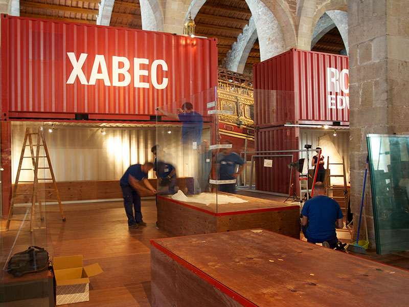 Scenography at the Museu Marítim in Barcelona