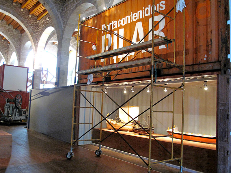 Scenography at the Museu Marítim in Barcelona
