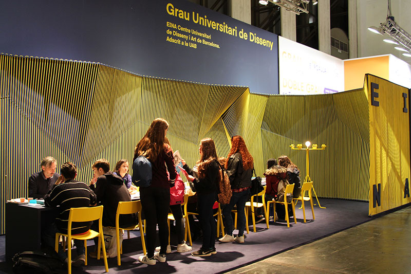 EINA's stand at Saló de l'Ensenyament in Barcelona