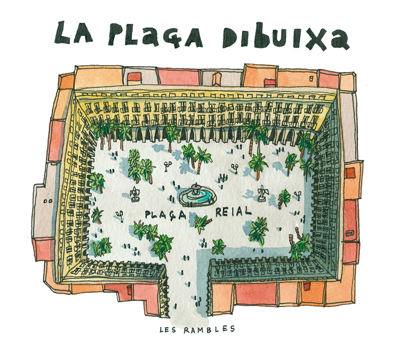 La plaça dibuixa - Barcelona