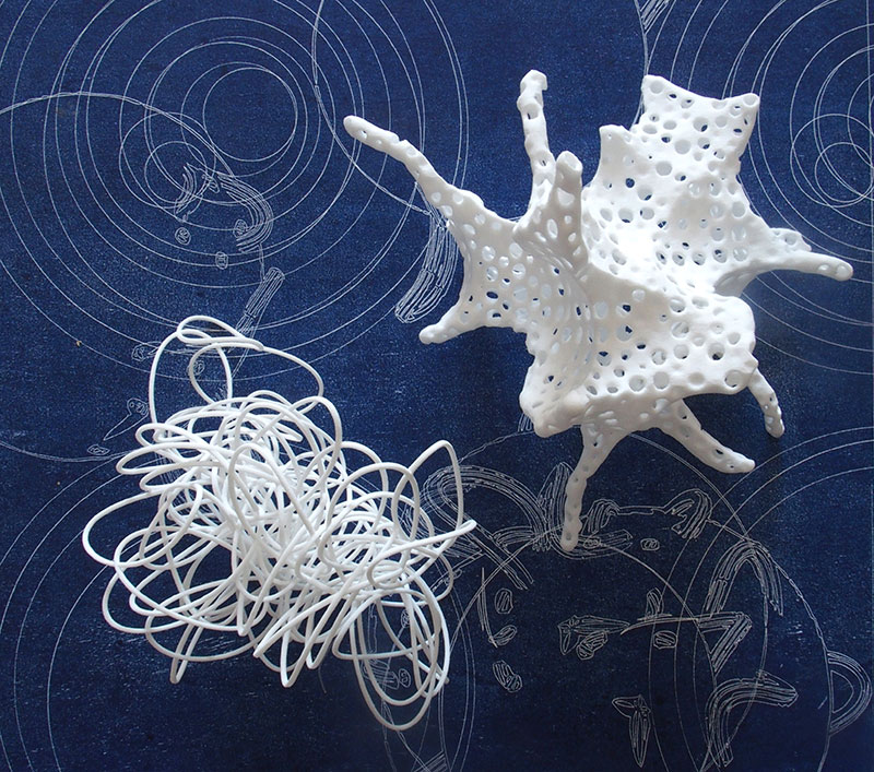 "Cosmological Confabulations", by Jo Milne, in Print Festival Scotland