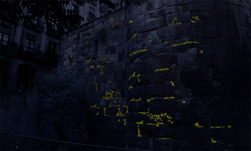 LAMPÍRID - EINA's Students Participation at LLUM BCN