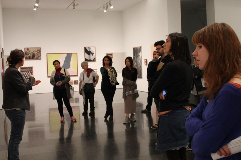 Sesión del Máster de Investigación en Arte y Diseño en el MACBA y la Fundació Suñol