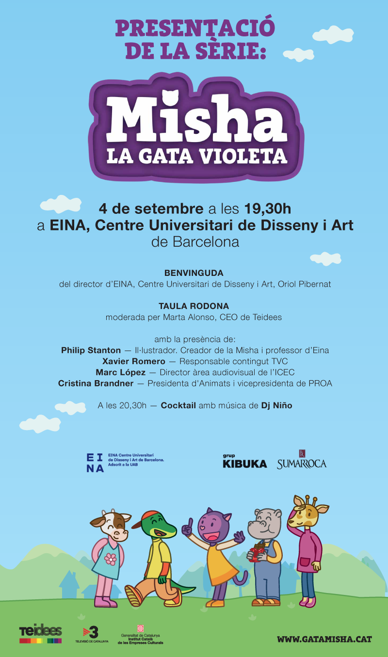 Misha, La gata violeta at EINA