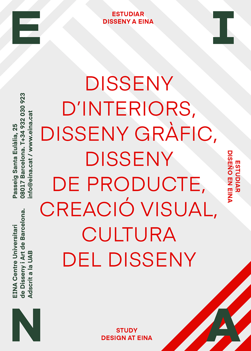 Information Sessions of the Degree in Design 2017-2018 at EINA