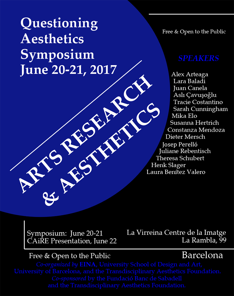 Questioning Aesthetic Symposium Barcelona