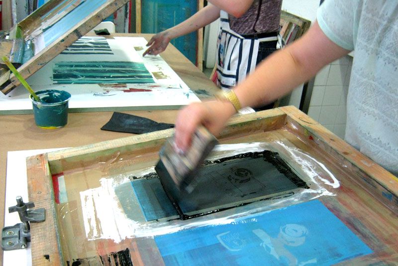 Curs d'estiu de Serigrafia manual