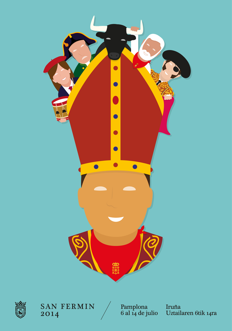 Cartell San Fermín 2014 - Ignacio Doménech