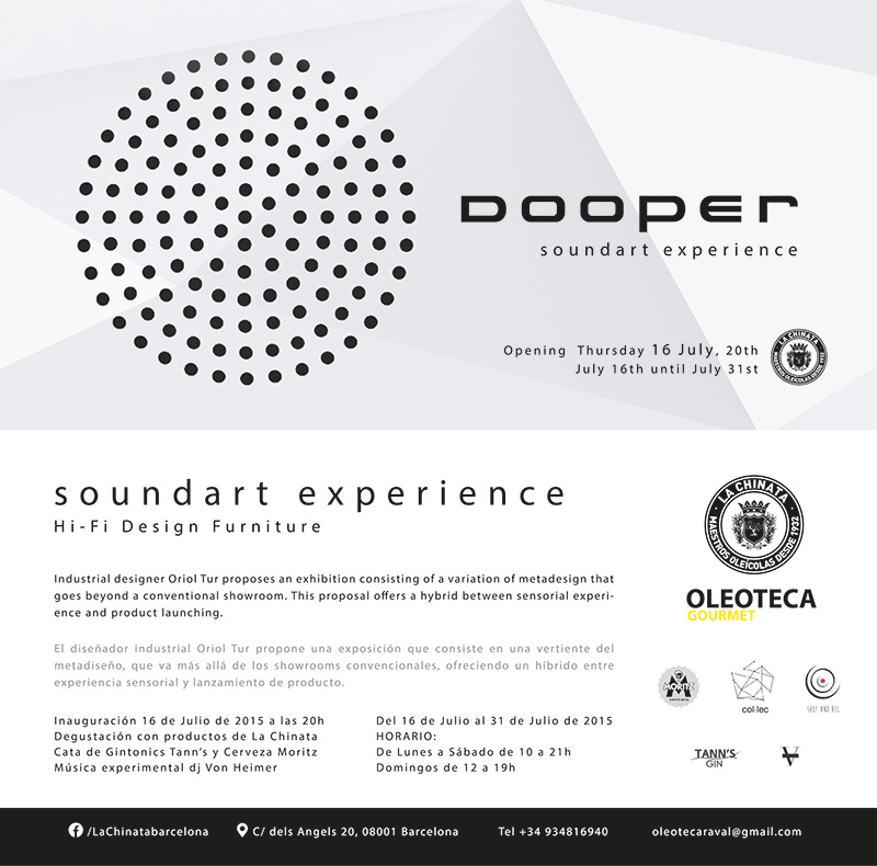 Exhibition DOOPER SOUNDART EXPERIENCE by Oriol Tur
