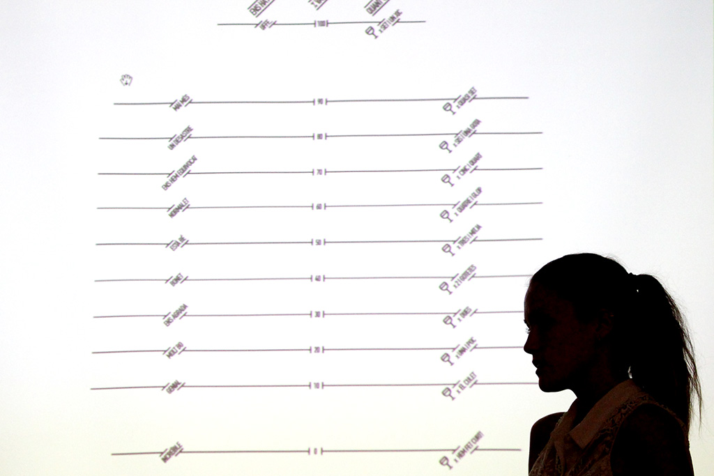 Public presentations of the end of year Master in Graphic Design masters projects