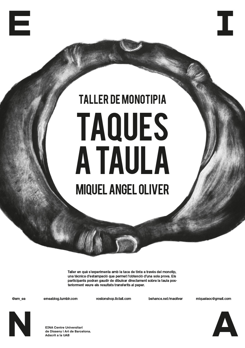 Workshop "Taques a taula" - BIGDRAW, la Festa del Dibuix 2015 Barcelona