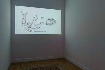 Exhibition cycle "Art Mataro, 1942-1958 els anys dam", curated by EINA's Teacher Àlex Mitrani. At Ca l'Arrenas, art center of Mataró's Museum.