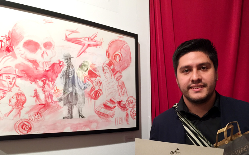 Estudiants premiats a Art on Paper, premi d'il·lustració