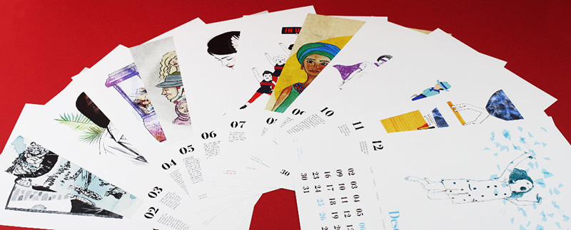 "Un any de drets, un any de dones" 2019 calendar