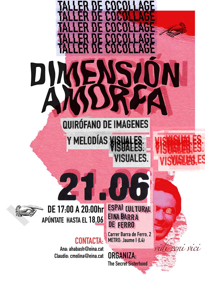 Cocollage workshop: Amorphous Dimension. Operating room for images and visual melodies