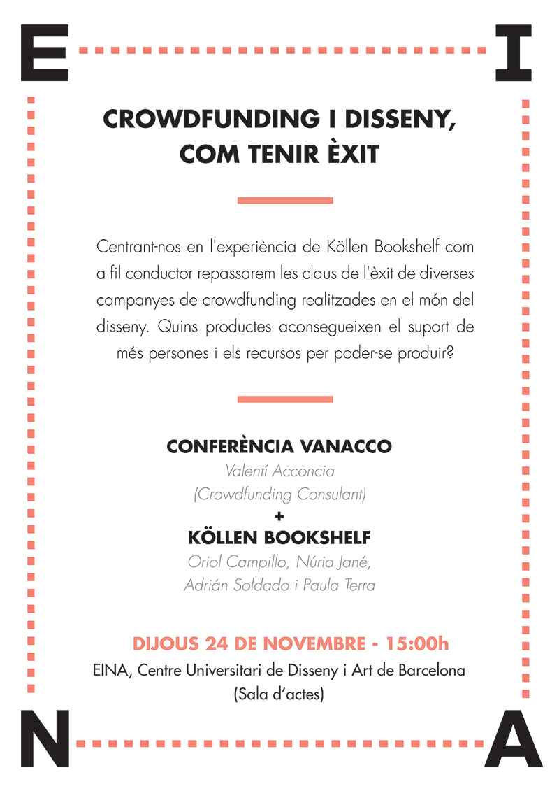 Lecture by VANACCO-KÖLLEN, design and crowdfunding
