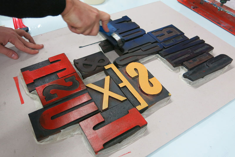 Curs d'estiu de Tipografia manual a EINA 2014