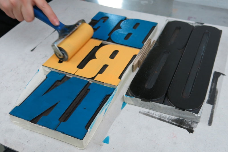 Curs d'estiu de Tipografia manual a EINA 2014