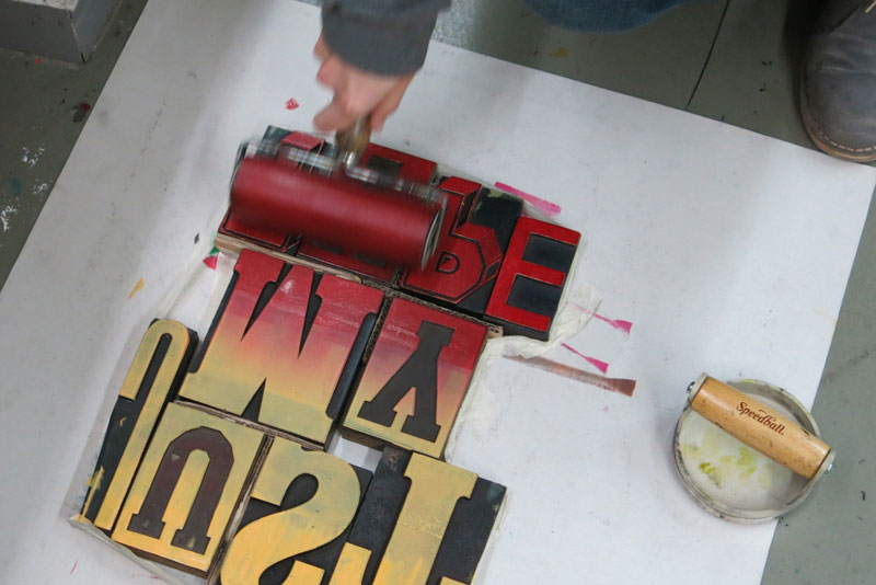 Curs d'estiu de Tipografia manual a EINA 2014