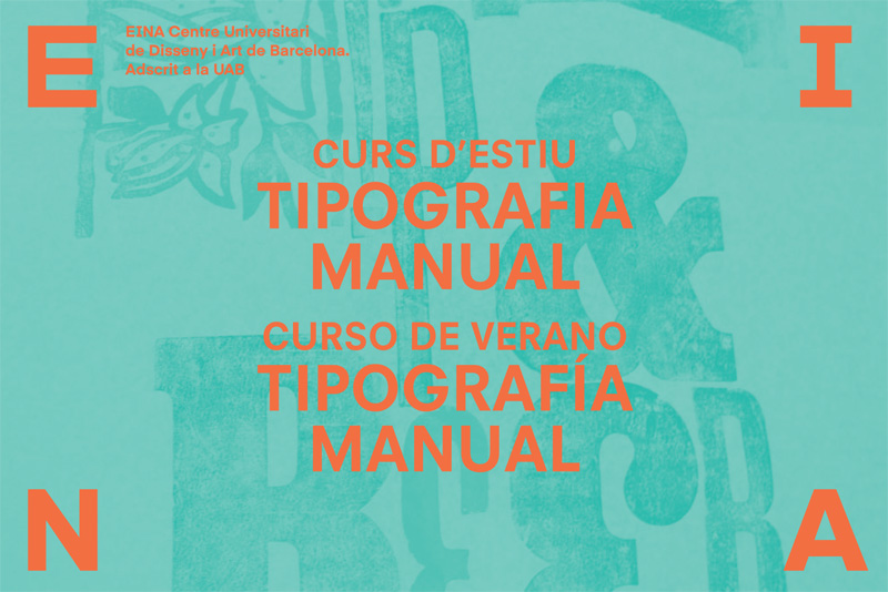 Curs d'estiu de Tipografia manual a EINA 2014