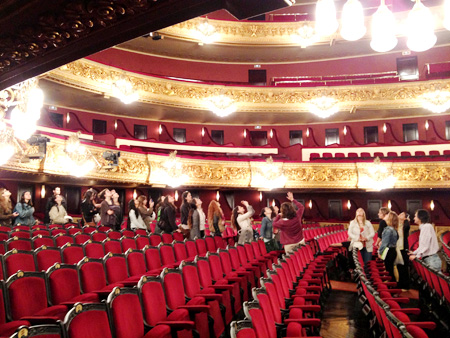 Stage Design (Scenography ) students at Liceu and Institut del Teatre de Barcelona