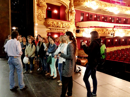 Stage Design (Scenography ) students at Liceu and at the Institut del Teatre de Barcelona