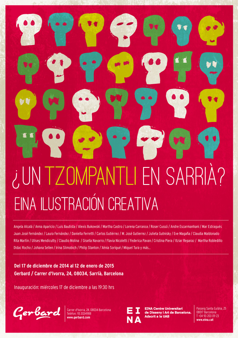 Exposició d'il·lustració ¿UN TZOMPANTLI EN SARRIÀ?