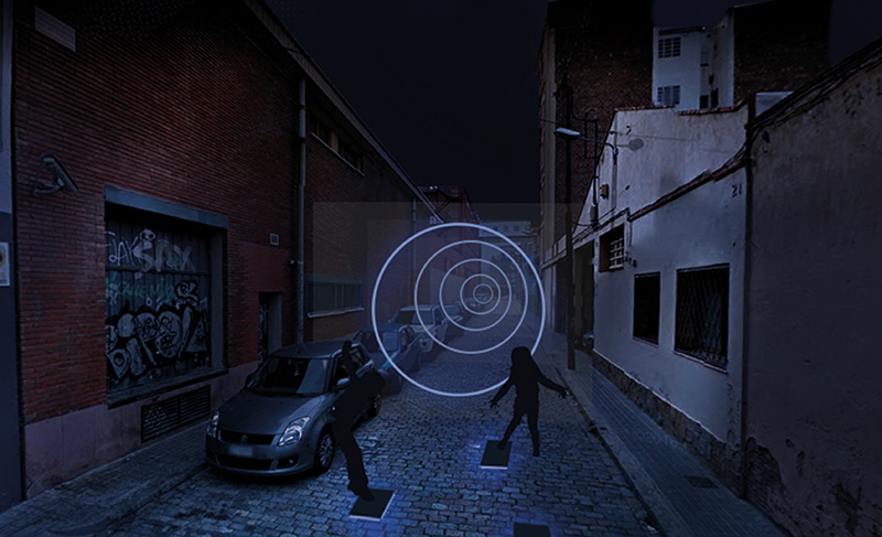 EINA students present “Fugue” at Llum BCN 2018