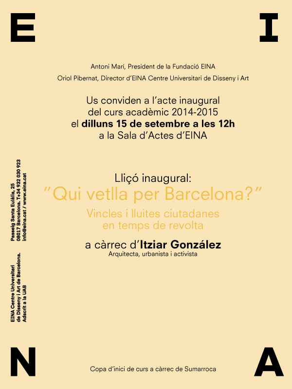 Acto inaugural curso 2014-15