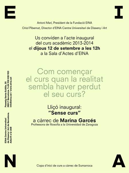 Acte inaugural curs 2013-14